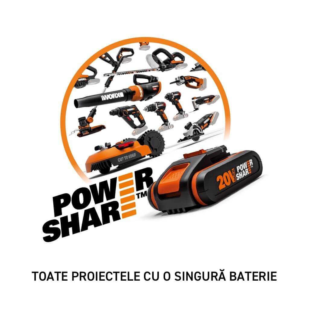 worx bateria 20v 2.0ah mod.wa3551