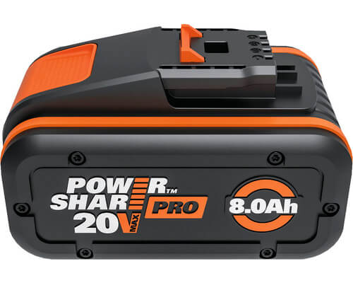 Worx Power Share PRO 20-Volt Max 8Ah Battery WA3678 - The Home Depot